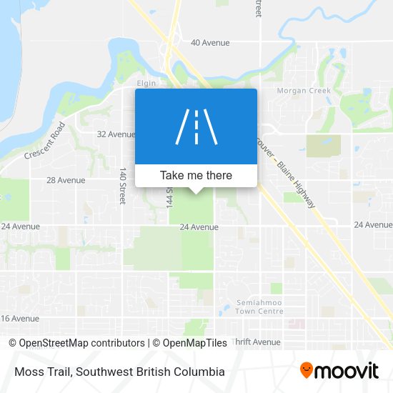 Moss Trail map
