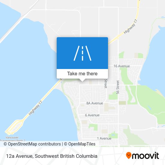 12a Avenue map