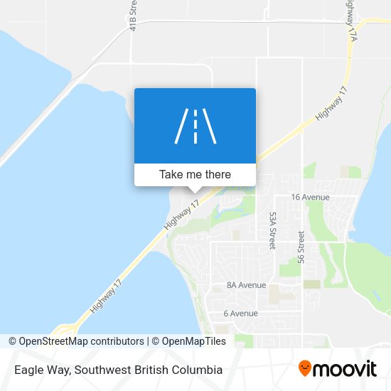 Eagle Way map