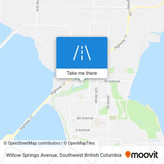 Willow Springs Avenue map