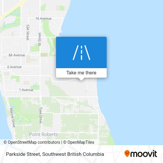 Parkside Street map