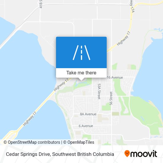 Cedar Springs Drive map