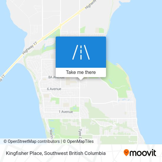 Kingfisher Place map