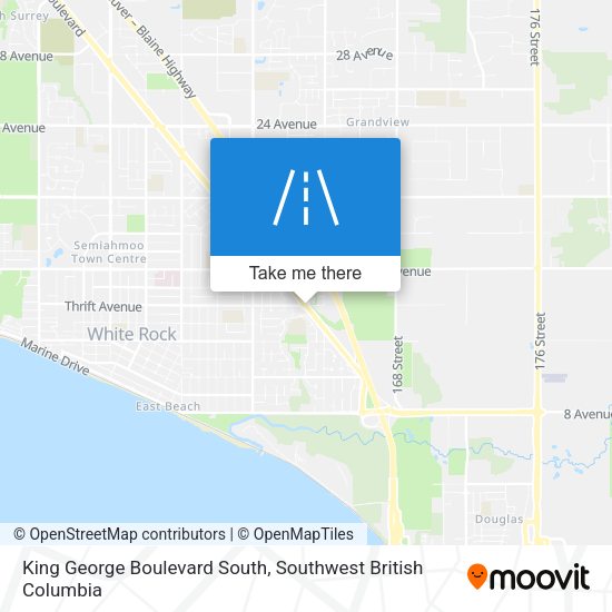 King George Boulevard South plan