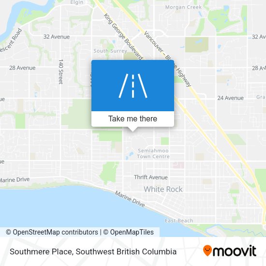 Southmere Place map