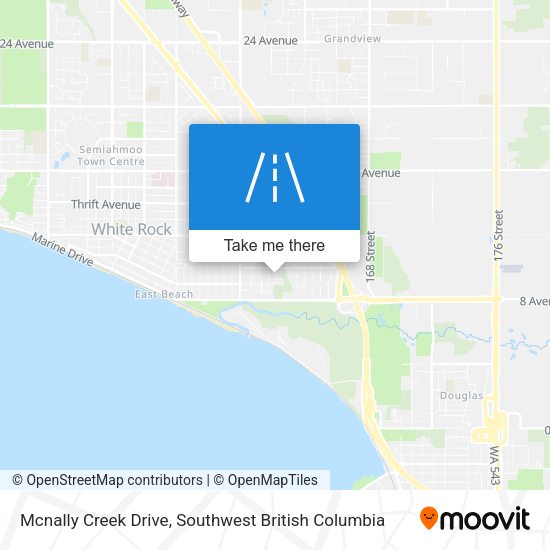 Mcnally Creek Drive map