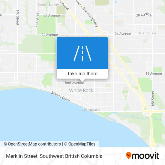 Merklin Street map