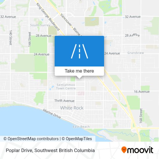 Poplar Drive map