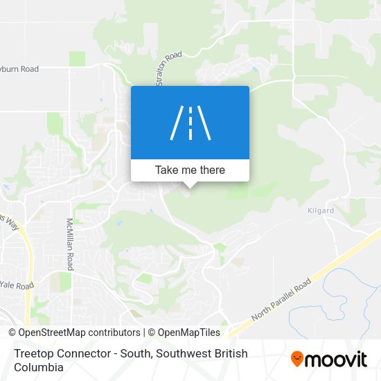 Treetop Connector - South map