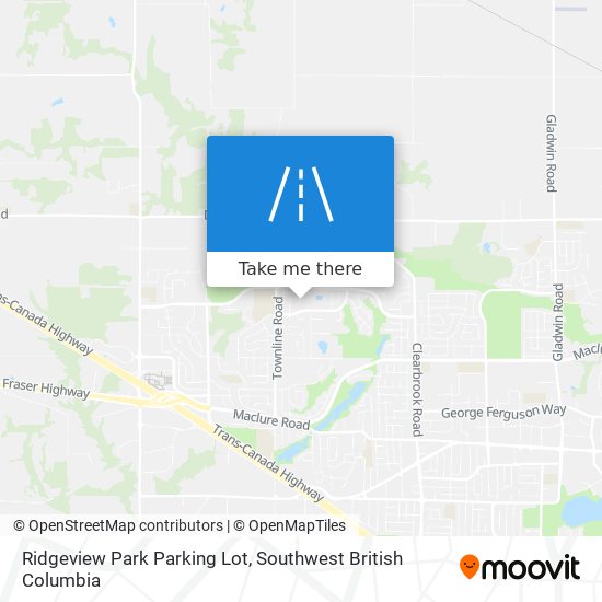 Ridgeview Park Parking Lot map