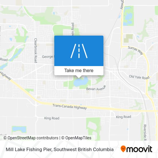 Mill Lake Fishing Pier map