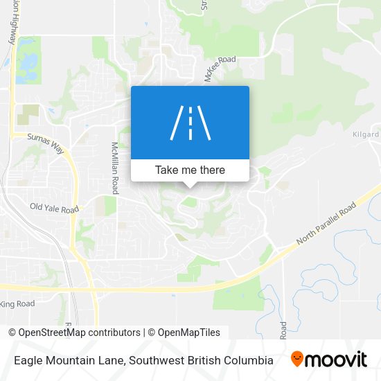 Eagle Mountain Lane map