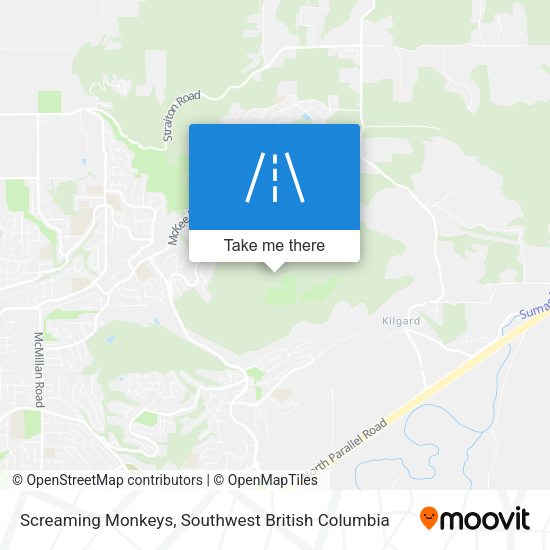 Screaming Monkeys map