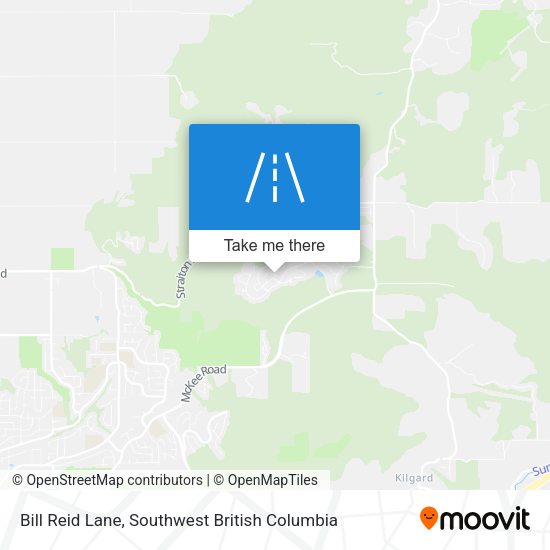 Bill Reid Lane map