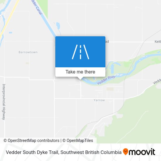 Vedder South Dyke Trail map