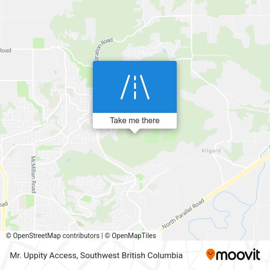 Mr. Uppity Access map
