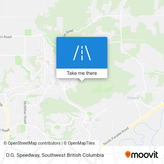 O.G. Speedway map