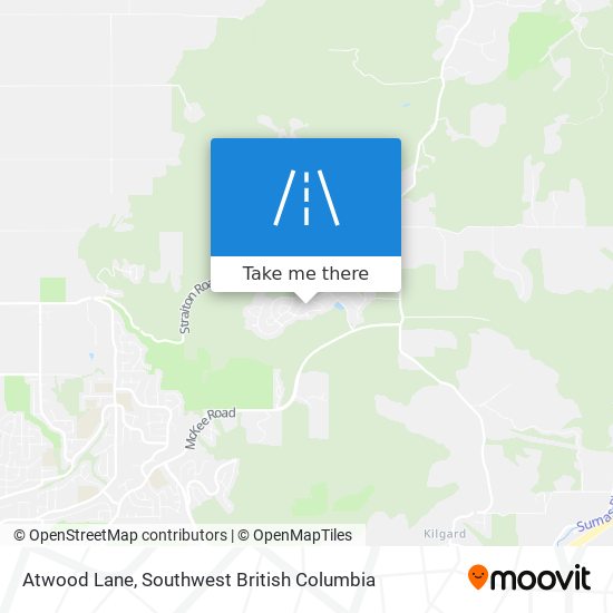 Atwood Lane map