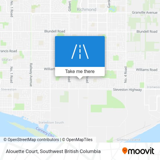 Alouette Court map