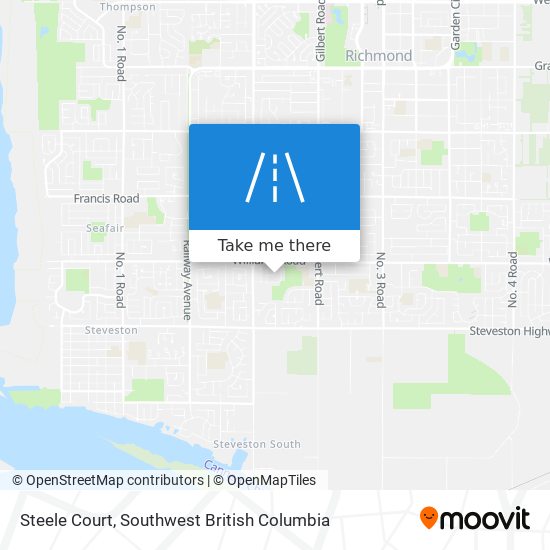 Steele Court map