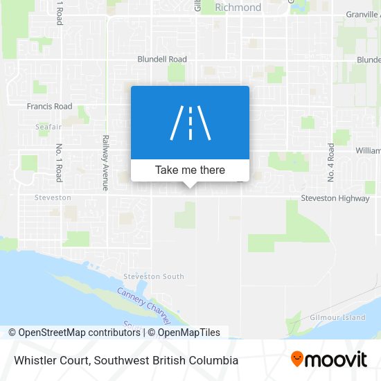 Whistler Court map