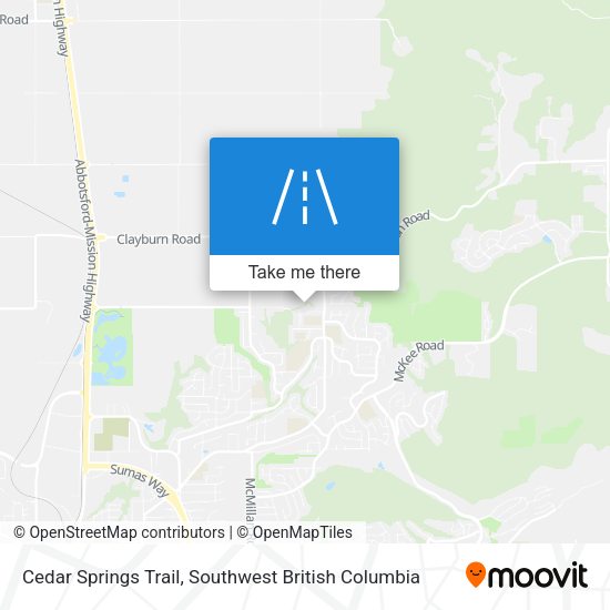 Cedar Springs Trail plan