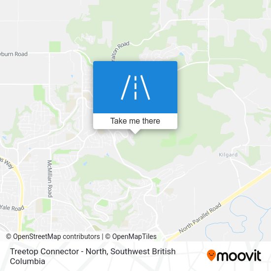 Treetop Connector - North map
