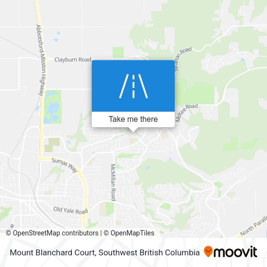 Mount Blanchard Court map