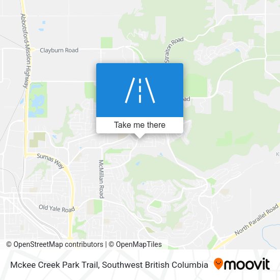 Mckee Creek Park Trail plan