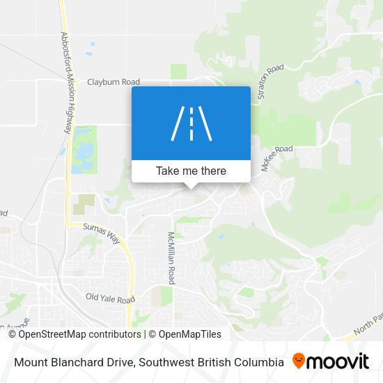 Mount Blanchard Drive map