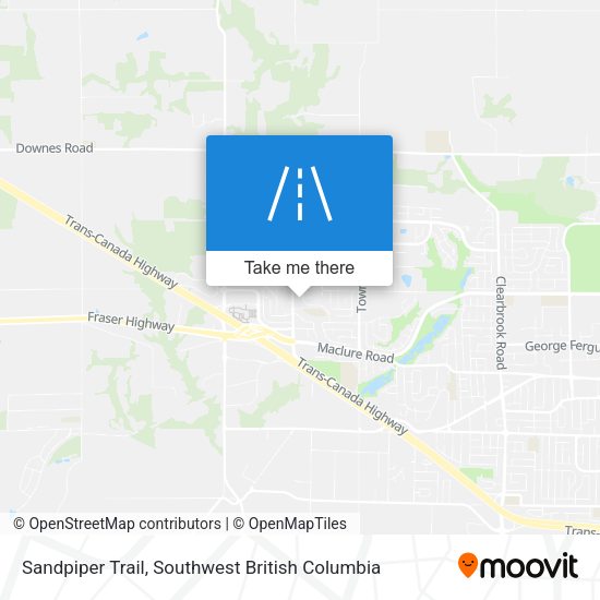 Sandpiper Trail map