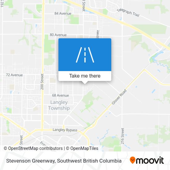 Stevenson Greenway map