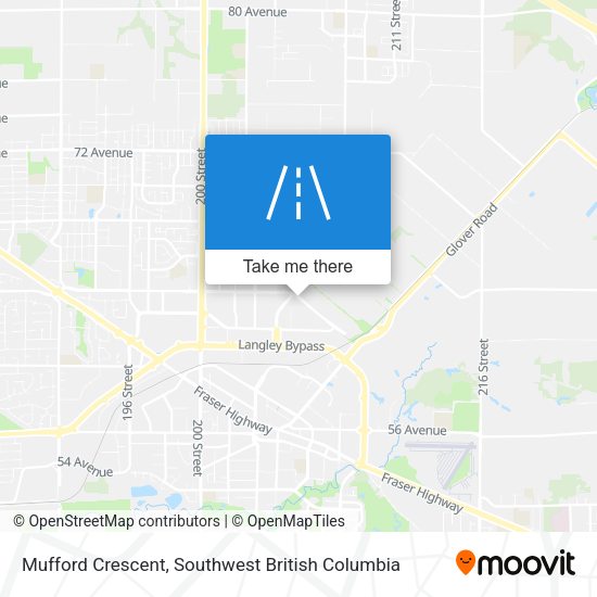 Mufford Crescent map