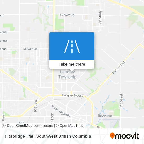 Harbridge Trail map