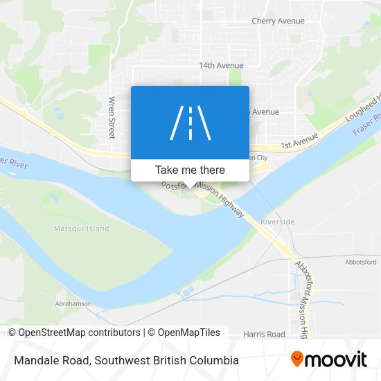Mandale Road map