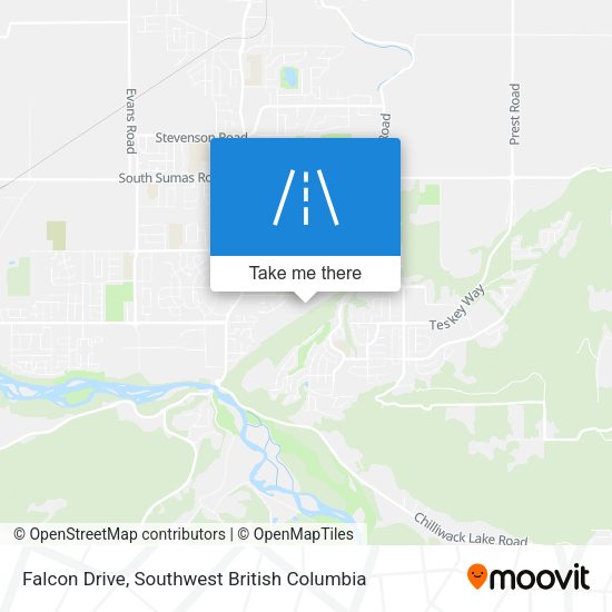 Falcon Drive map