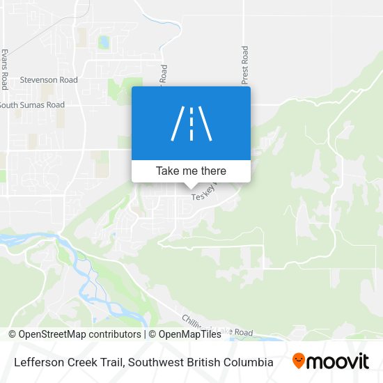 Lefferson Creek Trail map