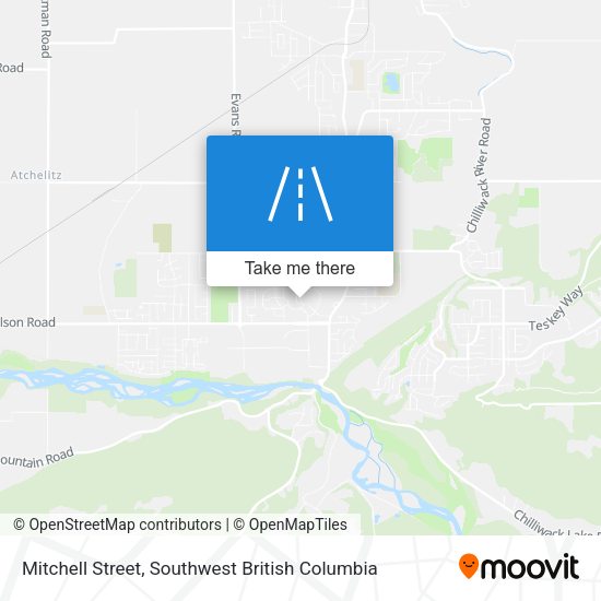 Mitchell Street map