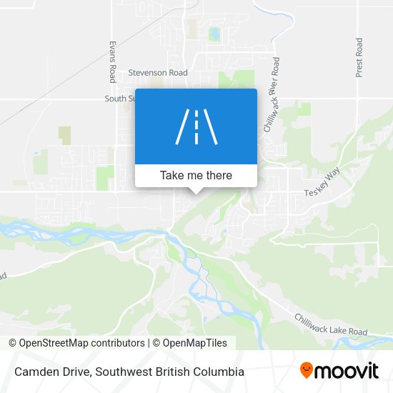 Camden Drive map