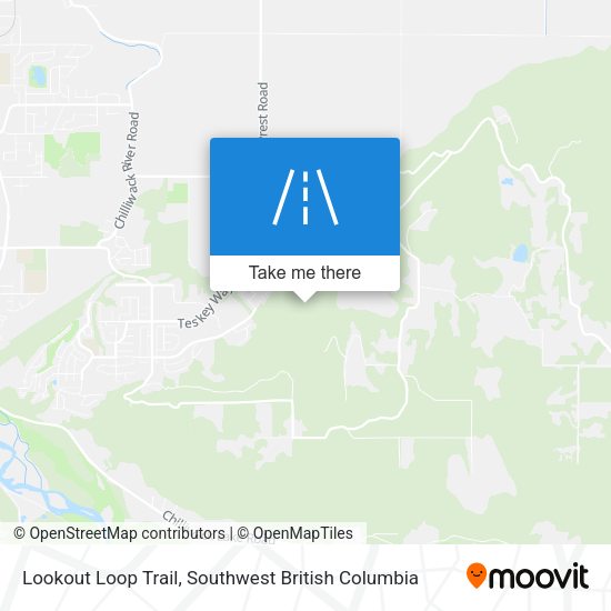 Lookout Loop Trail map
