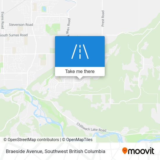 Braeside Avenue map