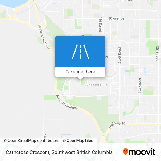 Carncross Crescent map