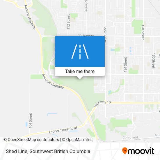 Shed Line map
