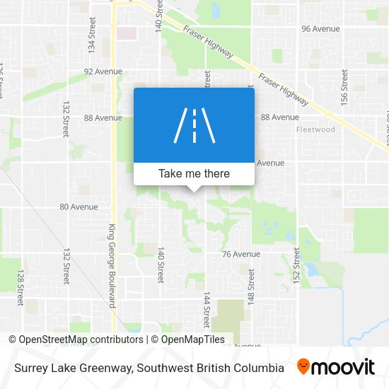 Surrey Lake Greenway plan