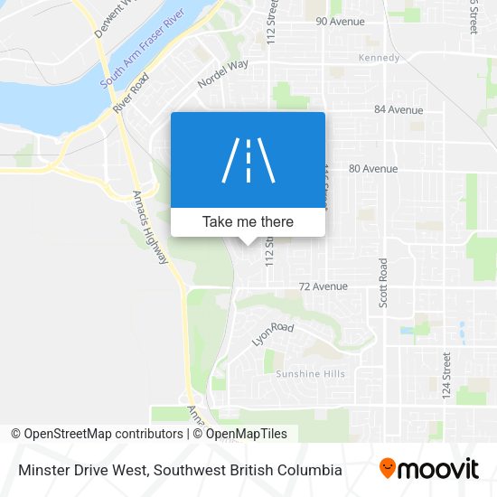 Minster Drive West map