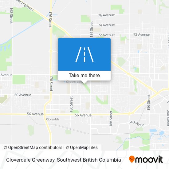 Cloverdale Greenway map