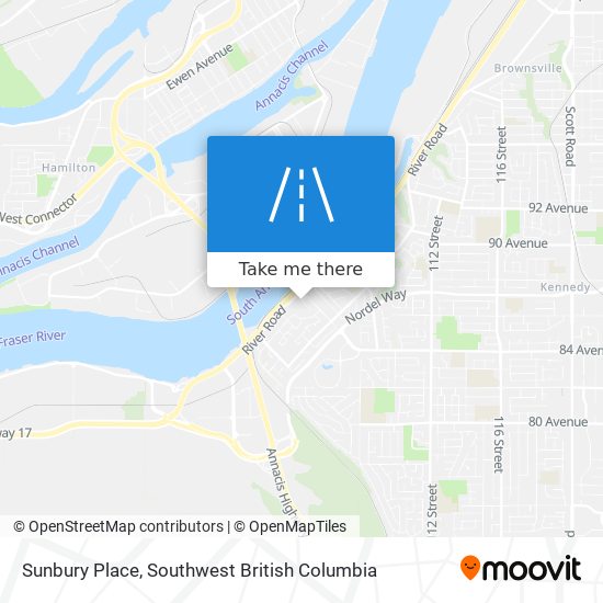 Sunbury Place map