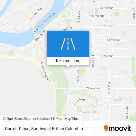 Garrett Place map