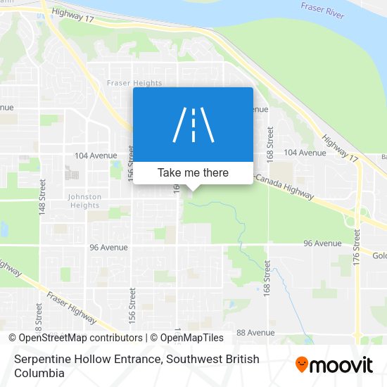 Serpentine Hollow Entrance map