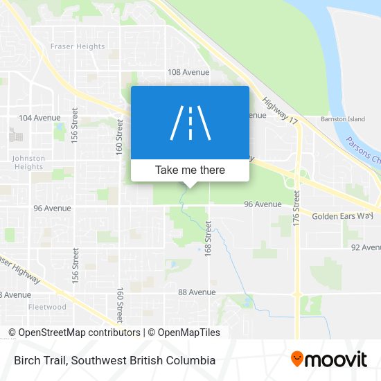 Birch Trail map